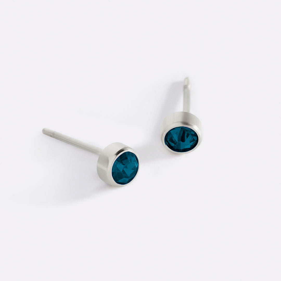 Archie's and Son Jewelry and Repairs Birthstone Bezel Studs