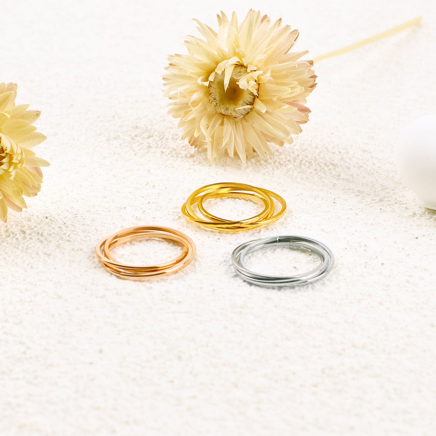 Archie's and Son Jewelry and Repairs Dainty Interlocking Spinner Ring
