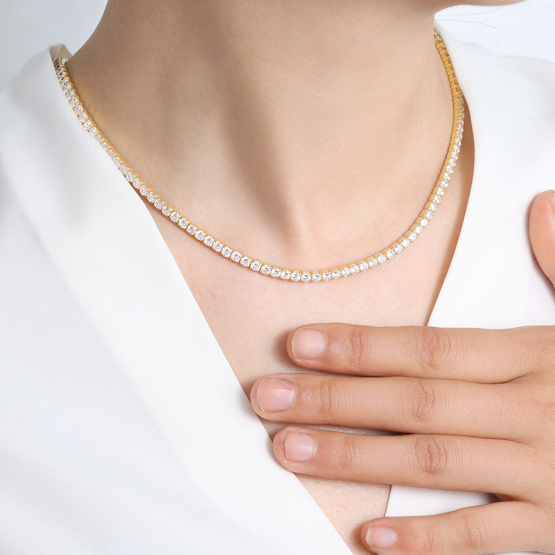 Archie's and Son Jewelry and Repairs 3mm Tennis Necklace
