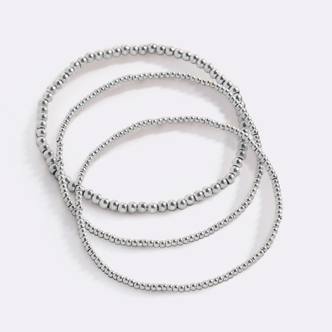 Archie's and Son Jewelry and Repairs 433 Beaded Bracelet Stacking Set