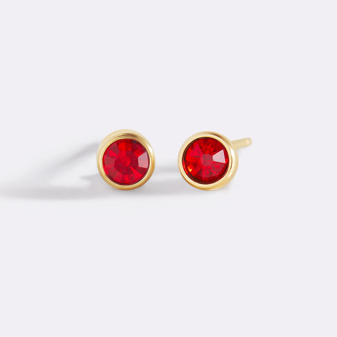 Archie's and Son Jewelry and Repairs Birthstone Bezel Studs