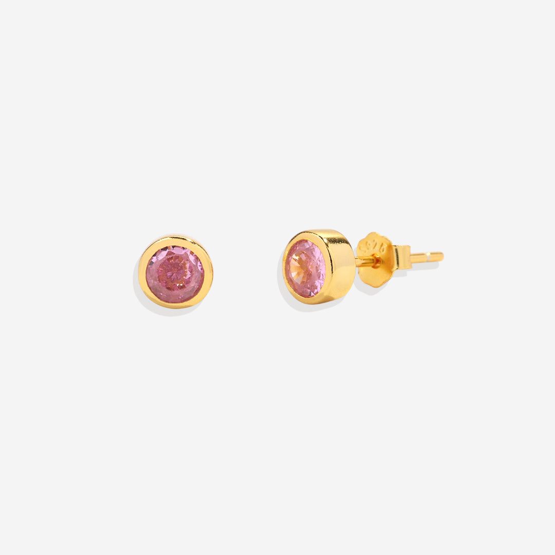 Archie's and Son Jewelry and Repairs Birthstone Bezel Studs