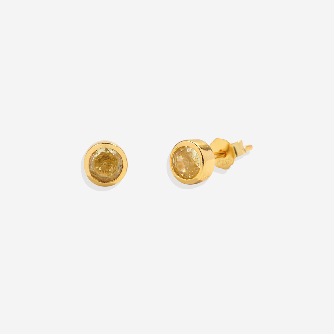 Archie's and Son Jewelry and Repairs Birthstone Bezel Studs