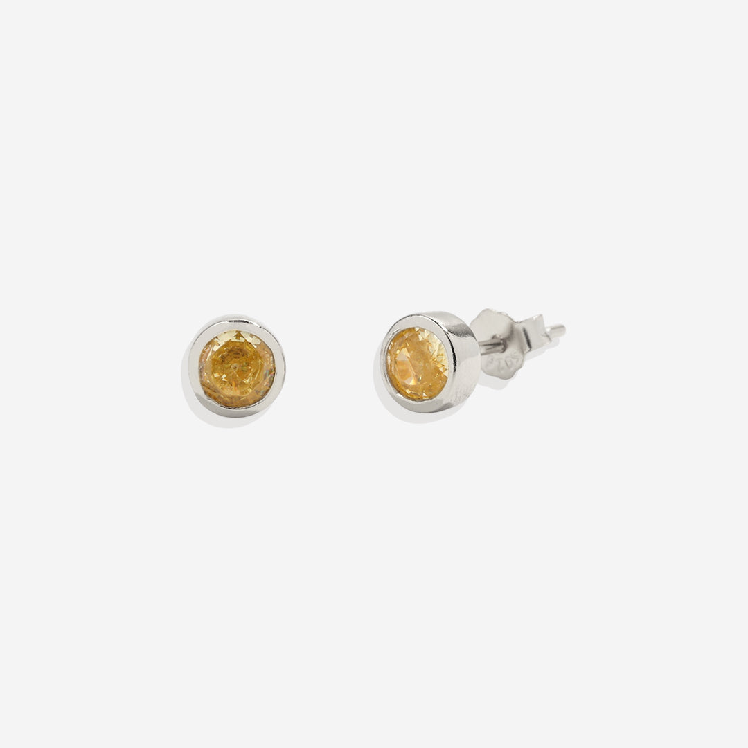 Archie's and Son Jewelry and Repairs Birthstone Bezel Studs