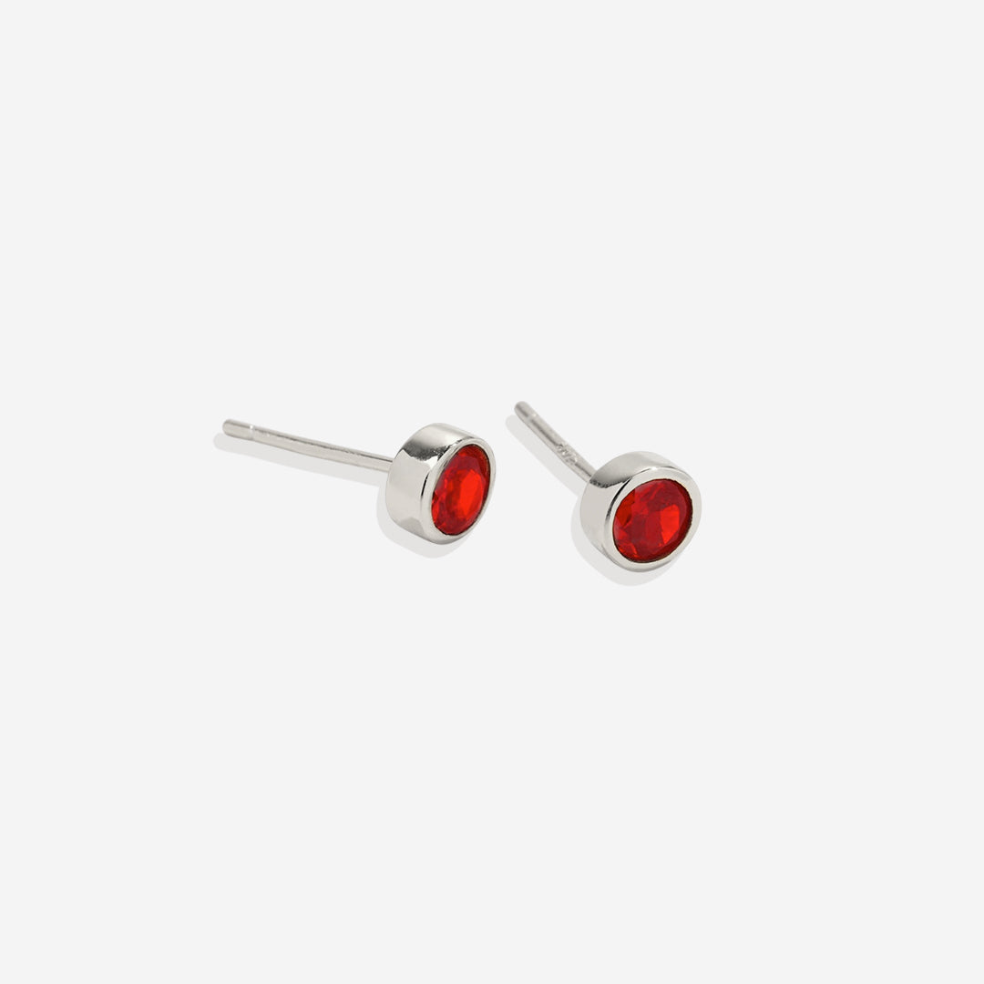 Archie's and Son Jewelry and Repairs Birthstone Bezel Studs