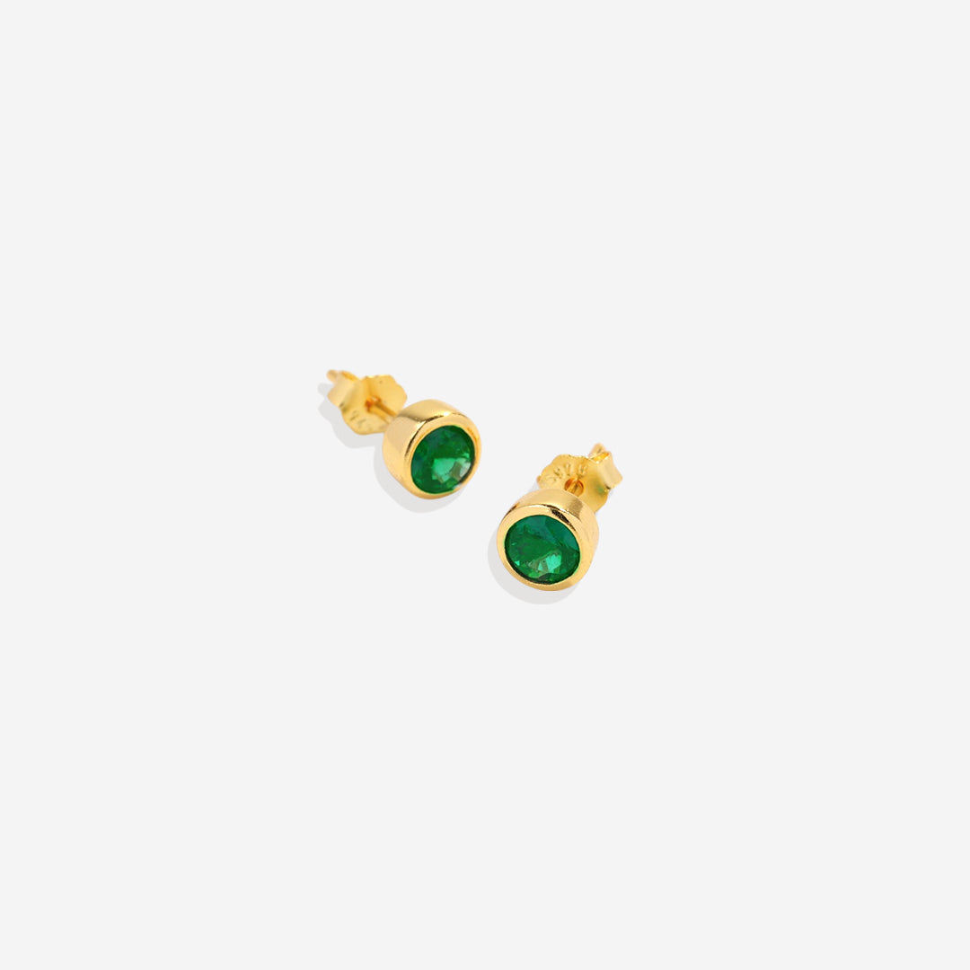 Archie's and Son Jewelry and Repairs Birthstone Bezel Studs