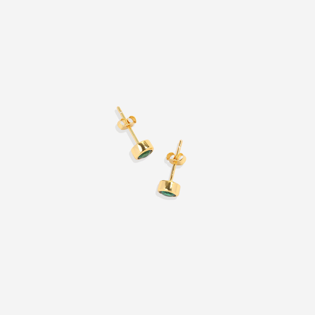 Archie's and Son Jewelry and Repairs Birthstone Bezel Studs