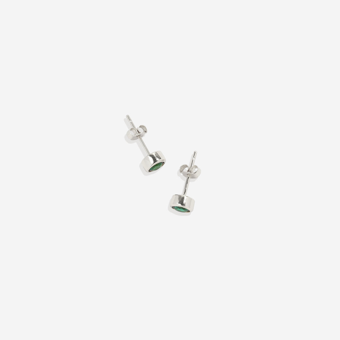 Archie's and Son Jewelry and Repairs Birthstone Bezel Studs