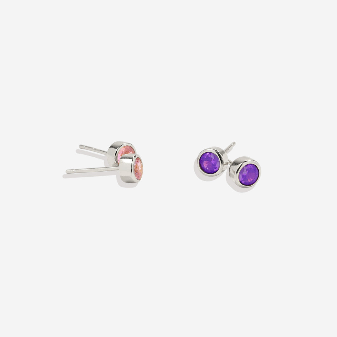 Archie's and Son Jewelry and Repairs Birthstone Bezel Studs