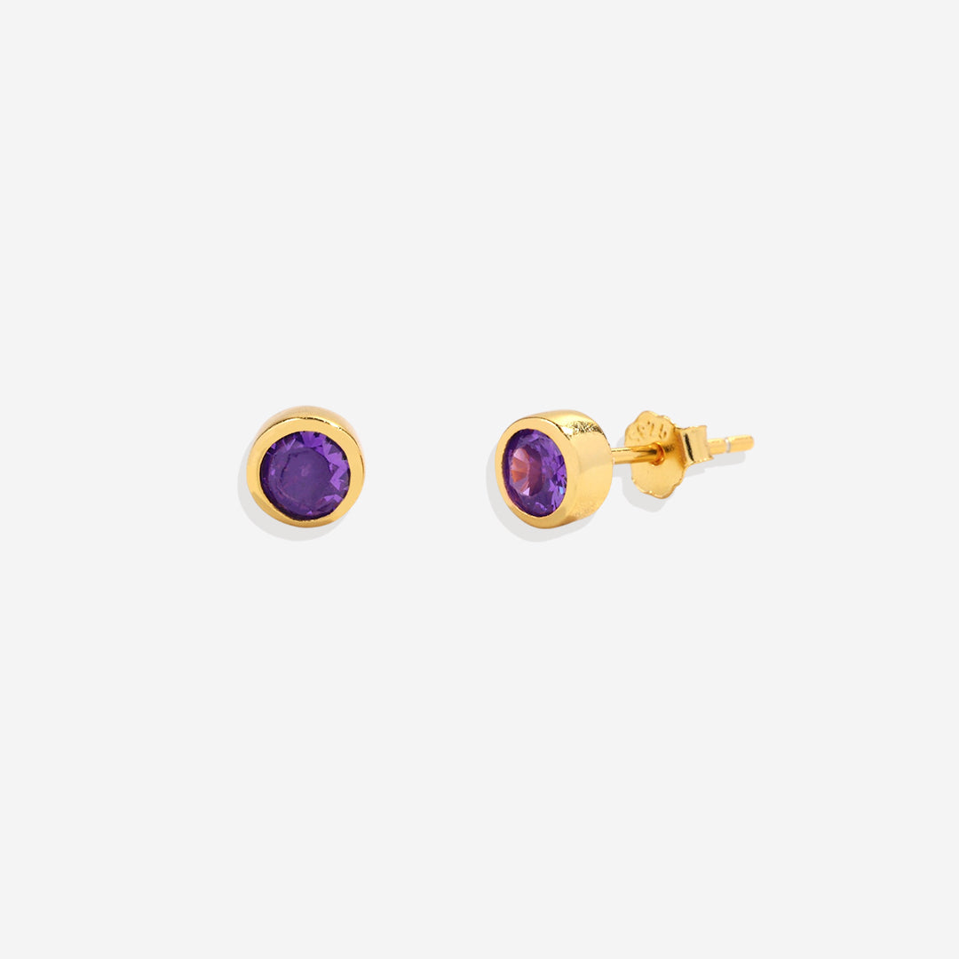 Archie's and Son Jewelry and Repairs Birthstone Bezel Studs