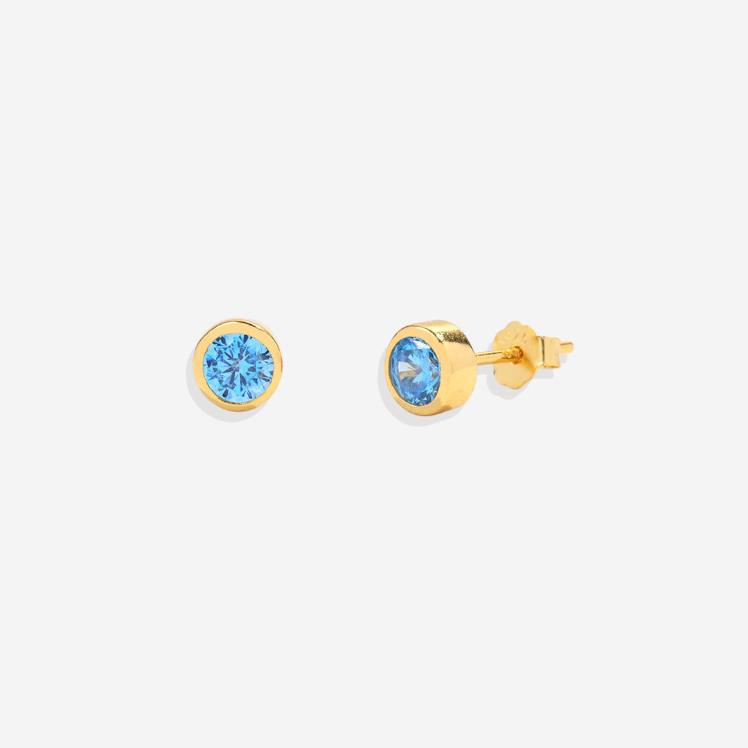 Archie's and Son Jewelry and Repairs Birthstone Bezel Studs