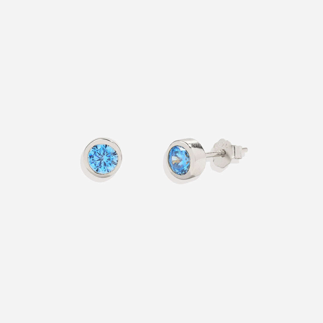 Archie's and Son Jewelry and Repairs Birthstone Bezel Studs