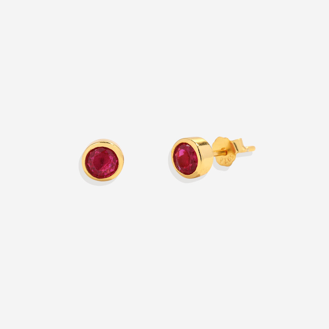 Archie's and Son Jewelry and Repairs Birthstone Bezel Studs