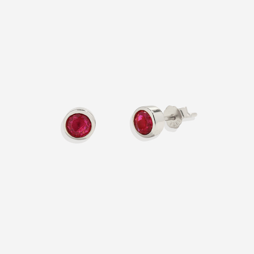 Archie's and Son Jewelry and Repairs Birthstone Bezel Studs
