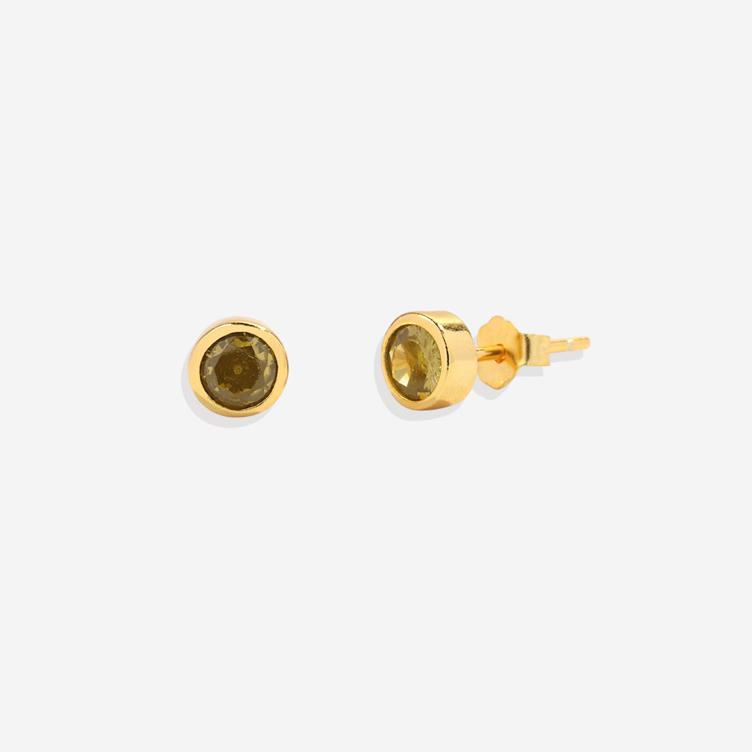 Archie's and Son Jewelry and Repairs Birthstone Bezel Studs