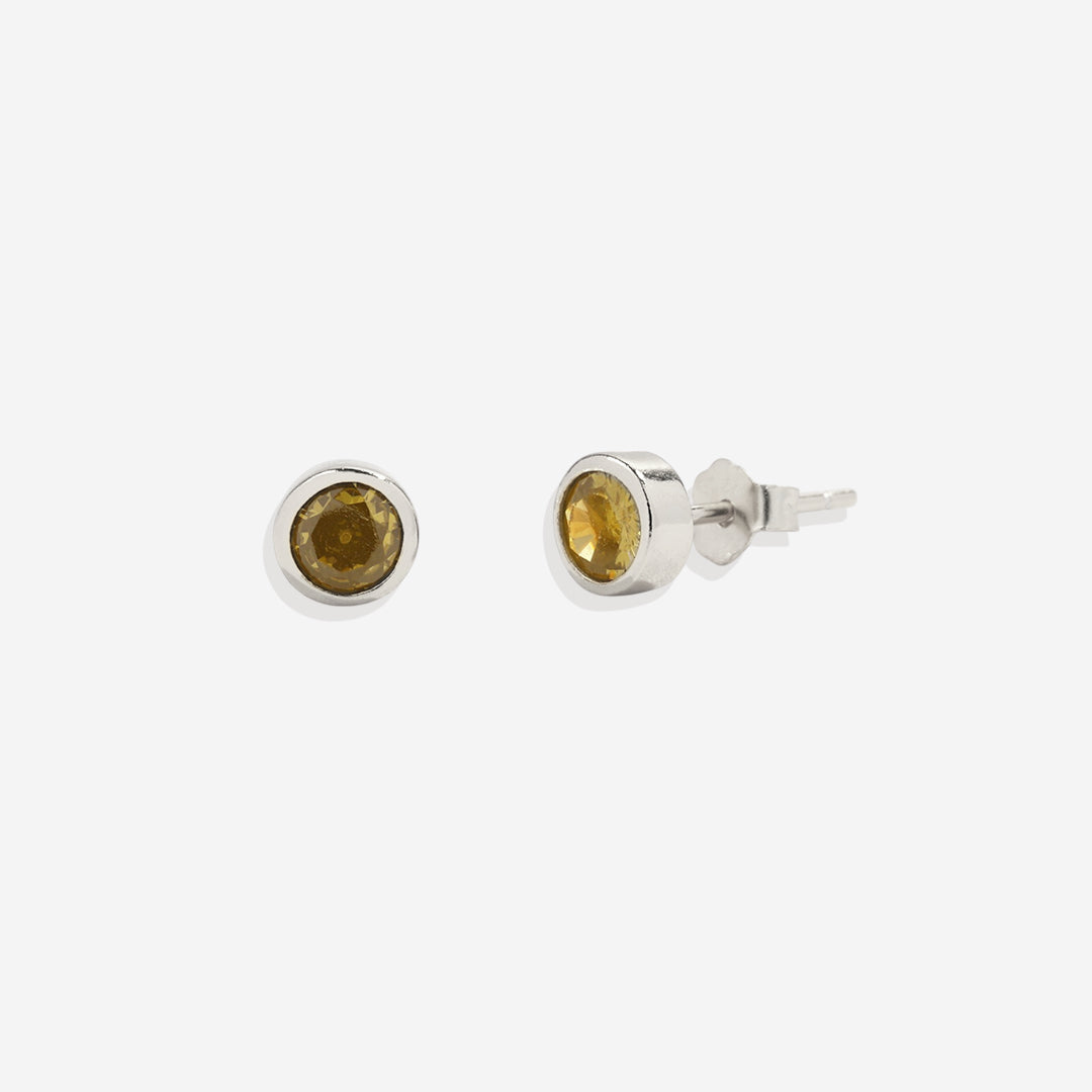 Archie's and Son Jewelry and Repairs Birthstone Bezel Studs