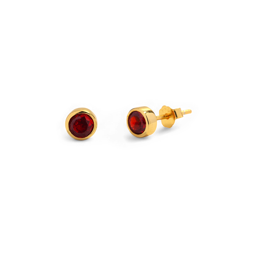 Archie's and Son Jewelry and Repairs Birthstone Bezel Studs
