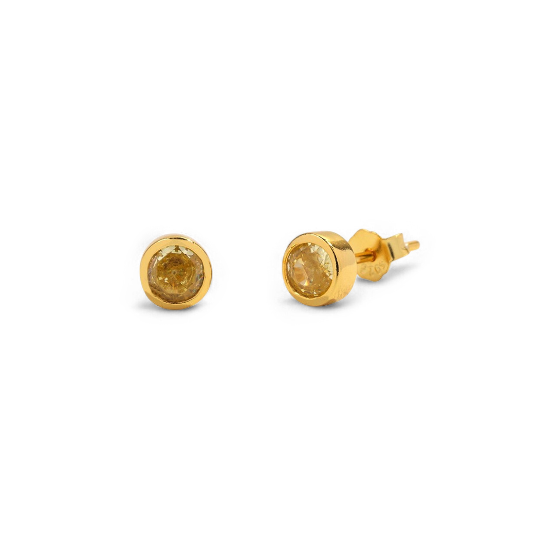 Archie's and Son Jewelry and Repairs Birthstone Bezel Studs