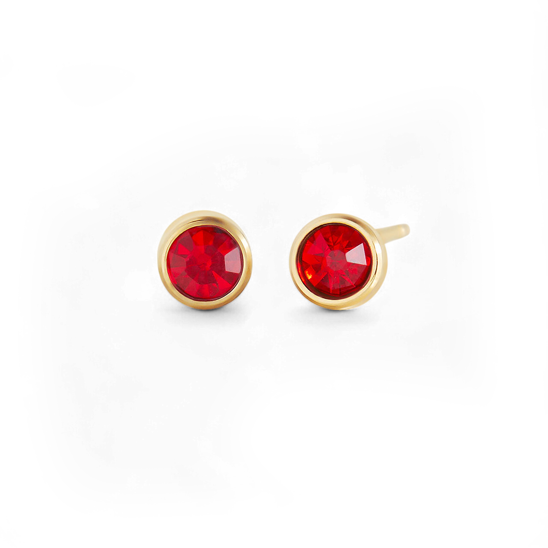 Archie's and Son Jewelry and Repairs birthstone bezel studs earrings