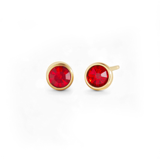 Archie's and Son Jewelry and Repairs birthstone bezel studs earrings
