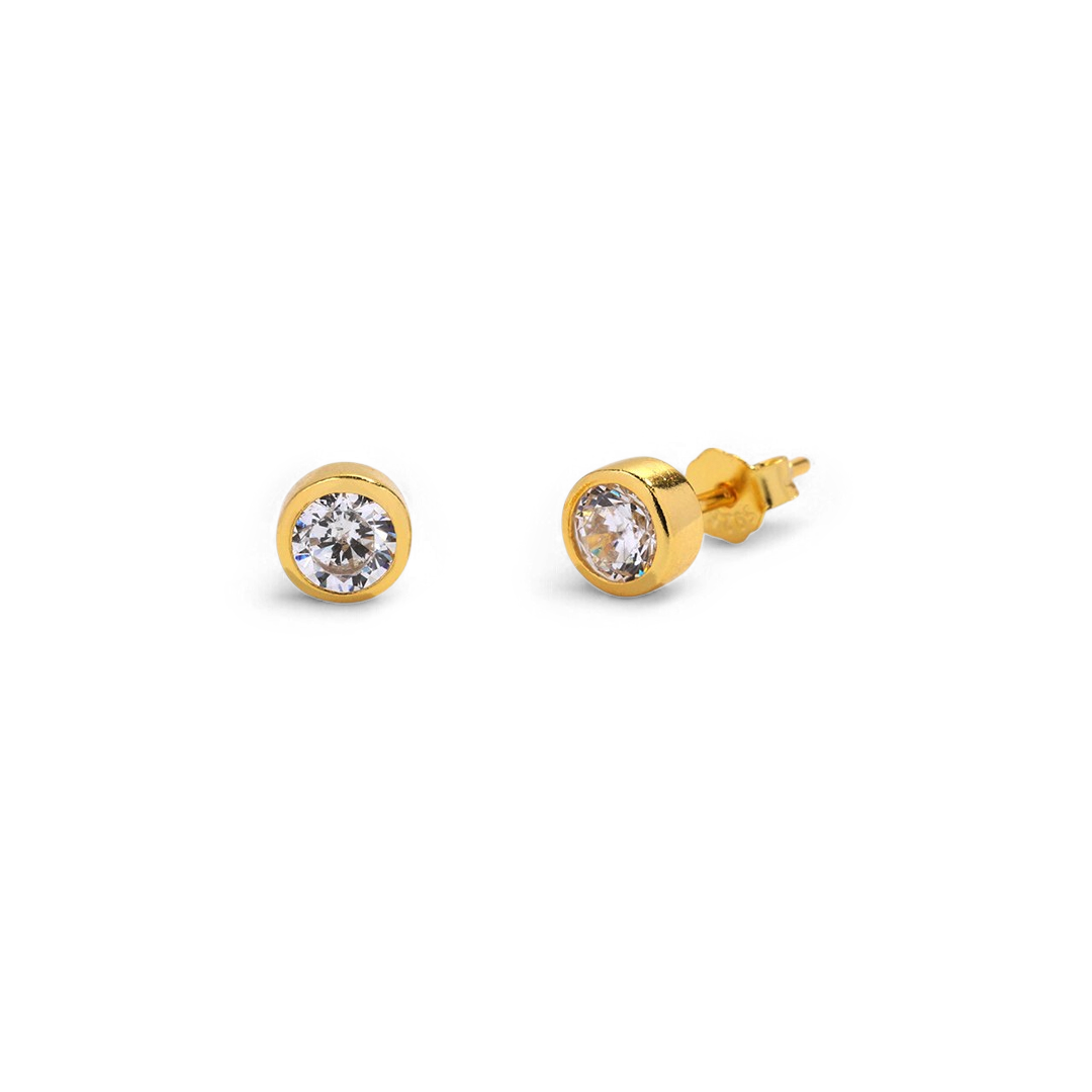 Archie's and Son Jewelry and Repairs Birthstone Bezel Studs