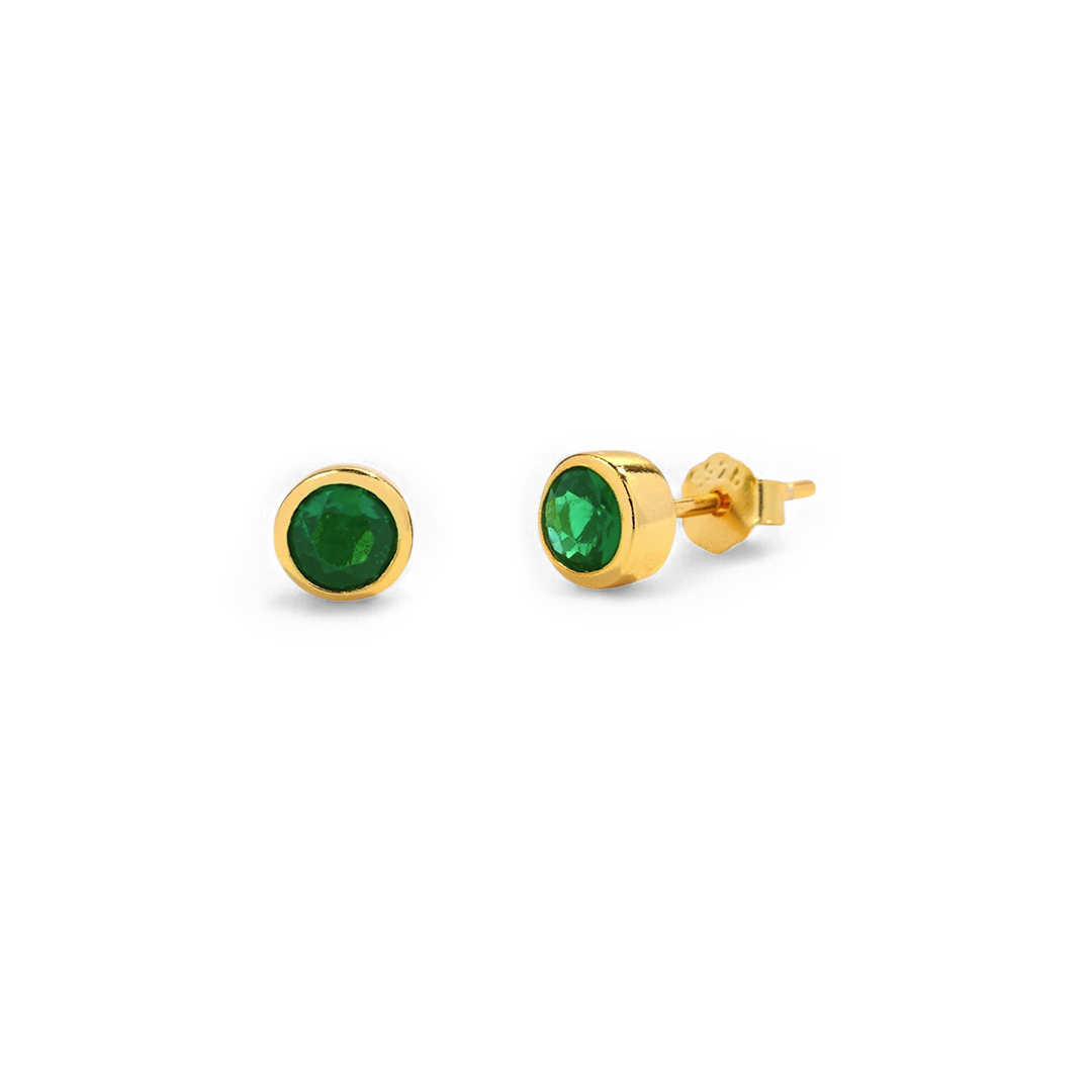 Archie's and Son Jewelry and Repairs Birthstone Bezel Studs
