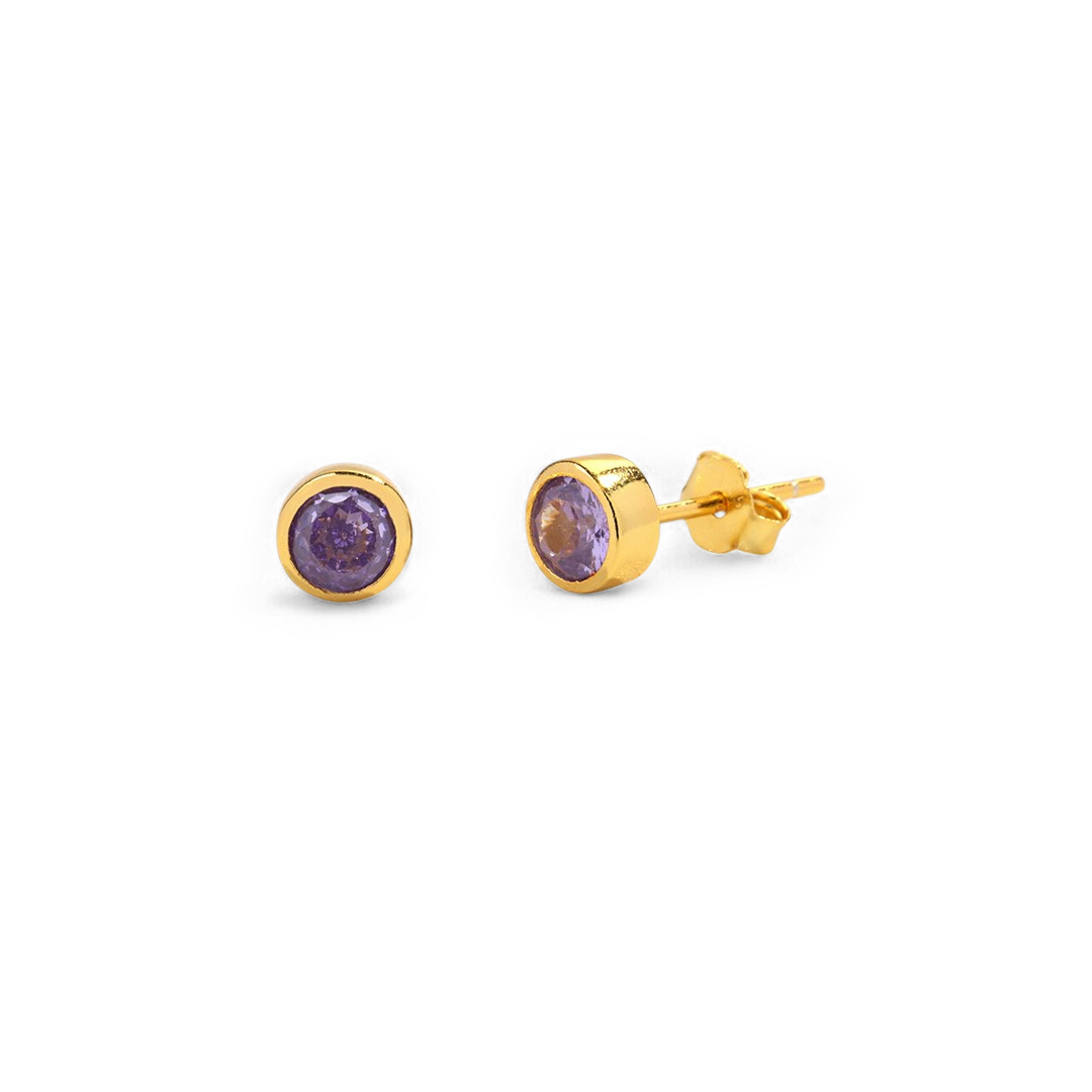 Archie's and Son Jewelry and Repairs Birthstone Bezel Studs