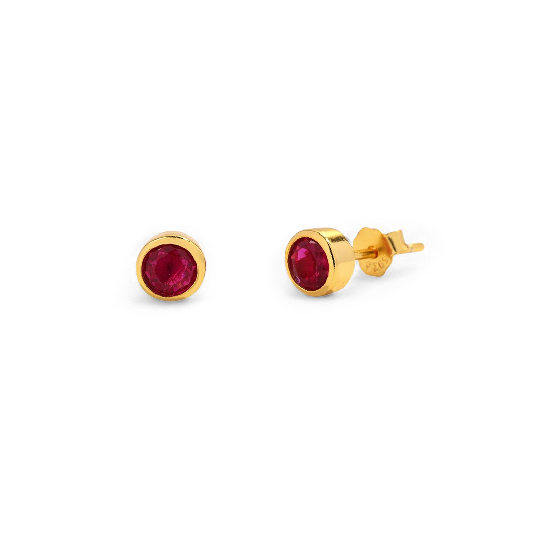 Archie's and Son Jewelry and Repairs Birthstone Bezel Studs