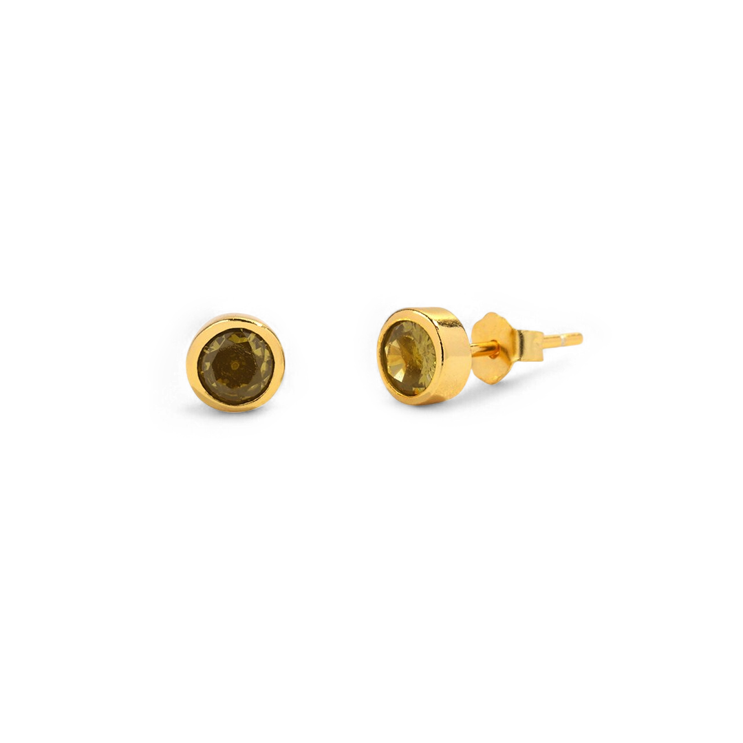 Archie's and Son Jewelry and Repairs Birthstone Bezel Studs