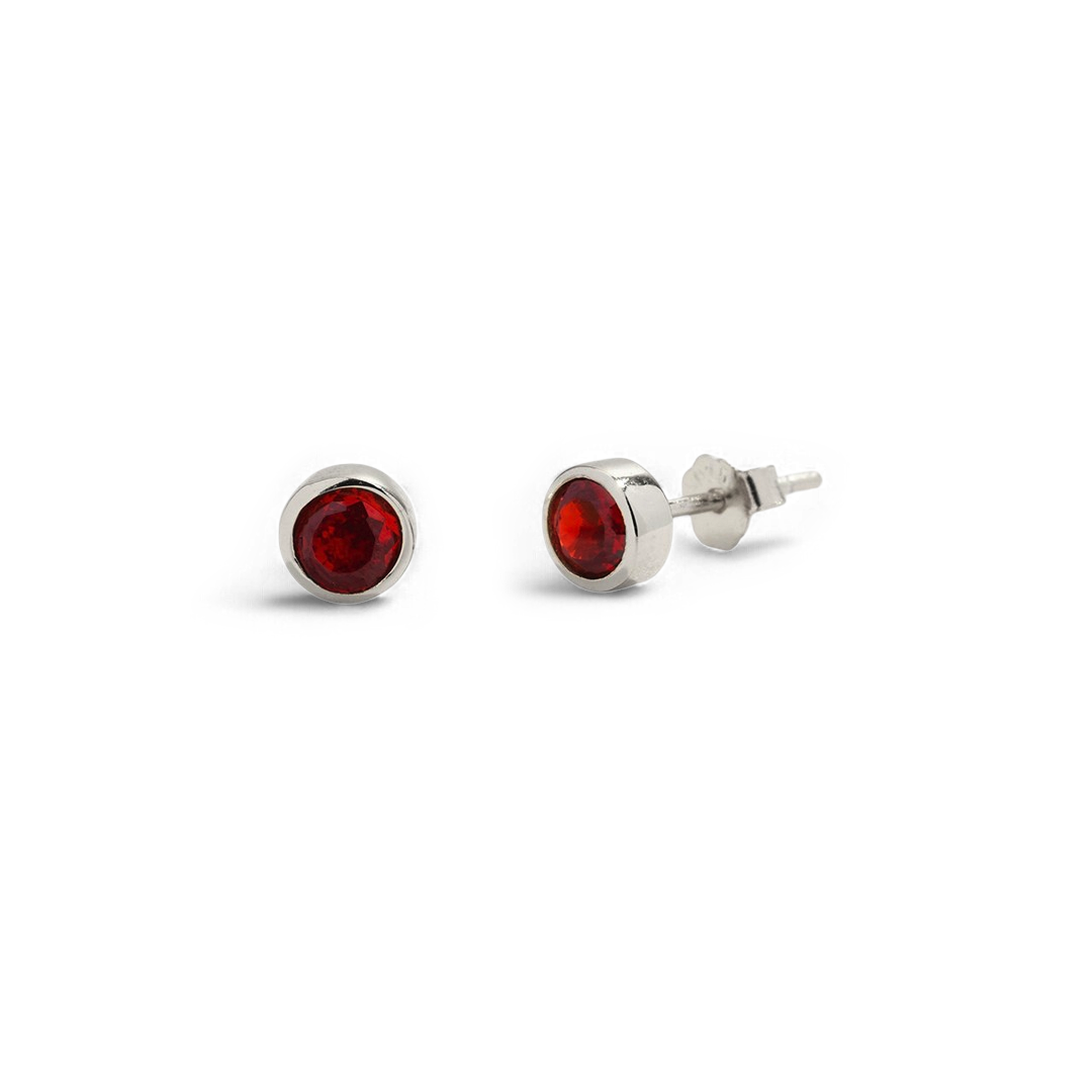 Archie's and Son Jewelry and Repairs Birthstone Bezel Studs