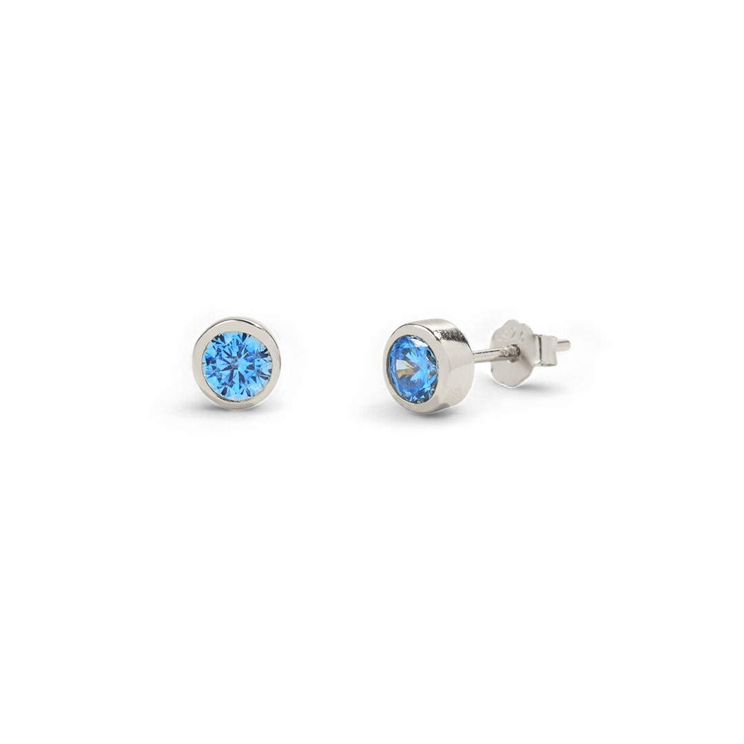 Archie's and Son Jewelry and Repairs Birthstone Bezel Studs