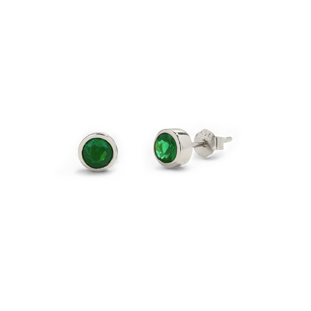 Archie's and Son Jewelry and Repairs Birthstone Bezel Studs