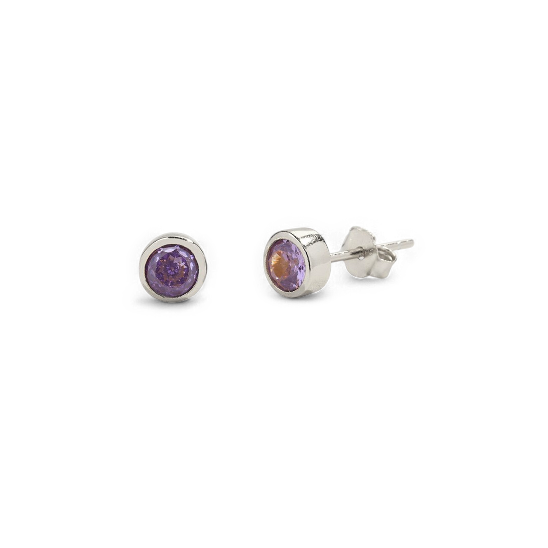Archie's and Son Jewelry and Repairs Birthstone Bezel Studs