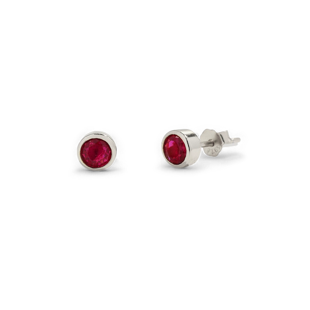 Archie's and Son Jewelry and Repairs Birthstone Bezel Studs