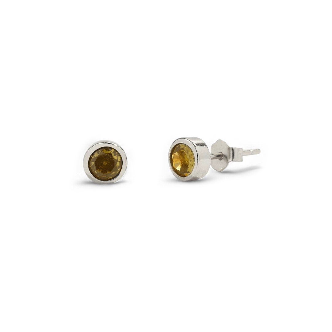 Archie's and Son Jewelry and Repairs Birthstone Bezel Studs