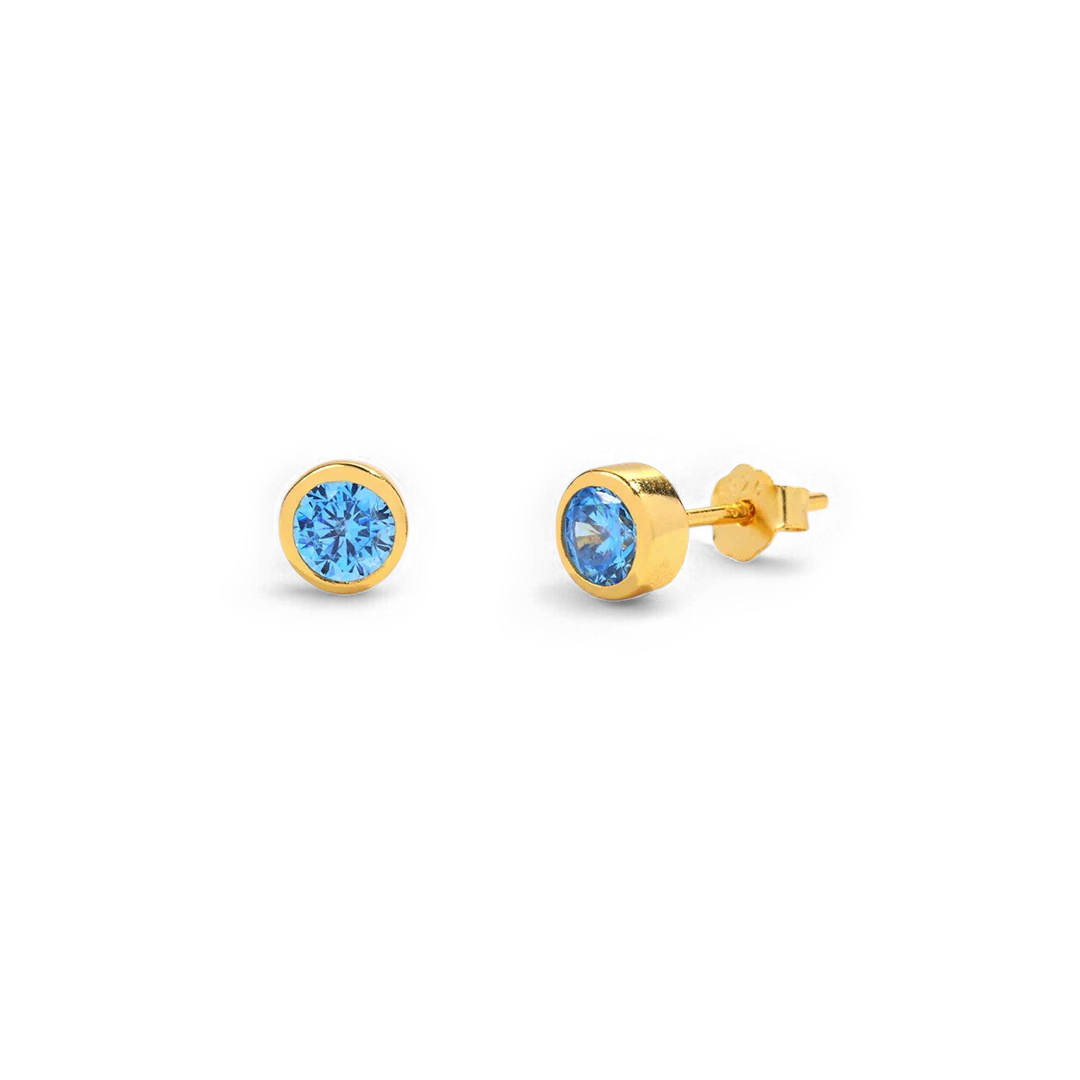Archie's and Son Jewelry and Repairs Birthstone Bezel Studs