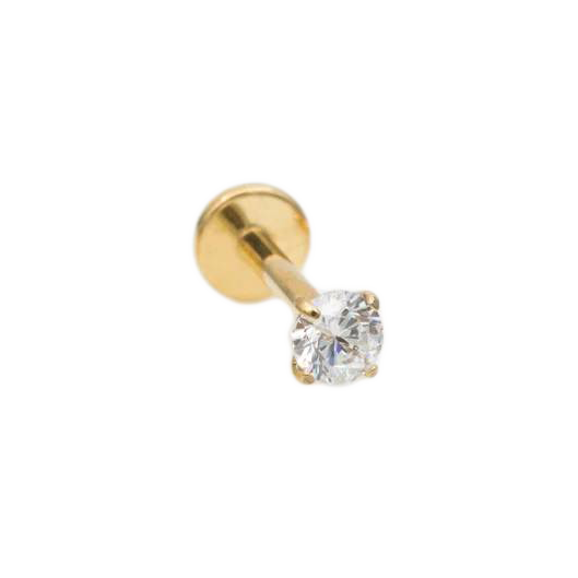 Crystal Sleeper Flatback Studs 18g | Archie's and Son Jewelry and Repairs