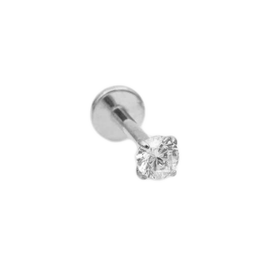 Crystal Sleeper Flatback Studs 18g | Archie's and Son Jewelry and Repairs