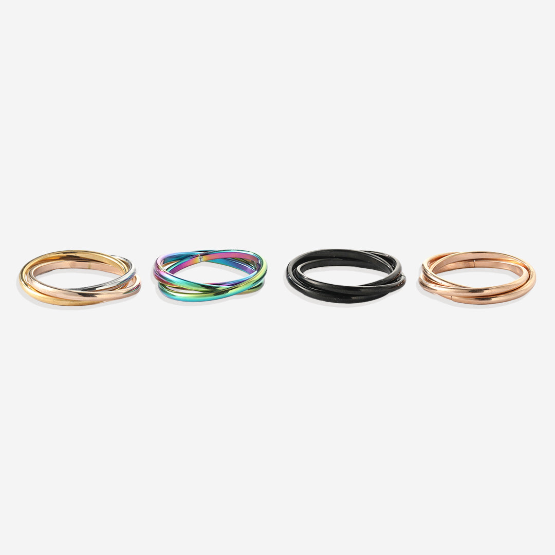 Archie's and Son Jewelry and Repairs Dainty Interlocking Spinner Ring