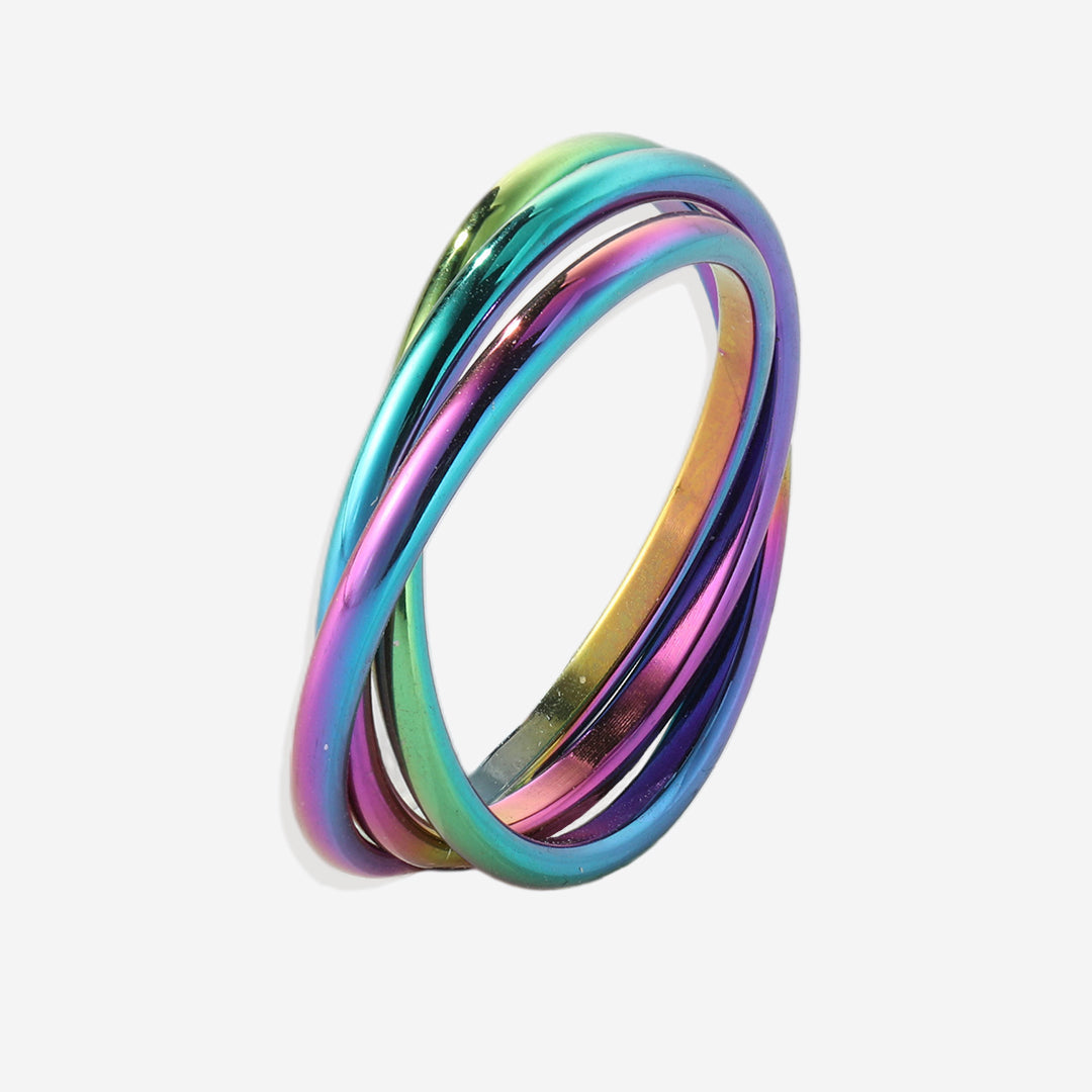 Archie's and Son Jewelry and Repairs Dainty Interlocking Spinner Ring