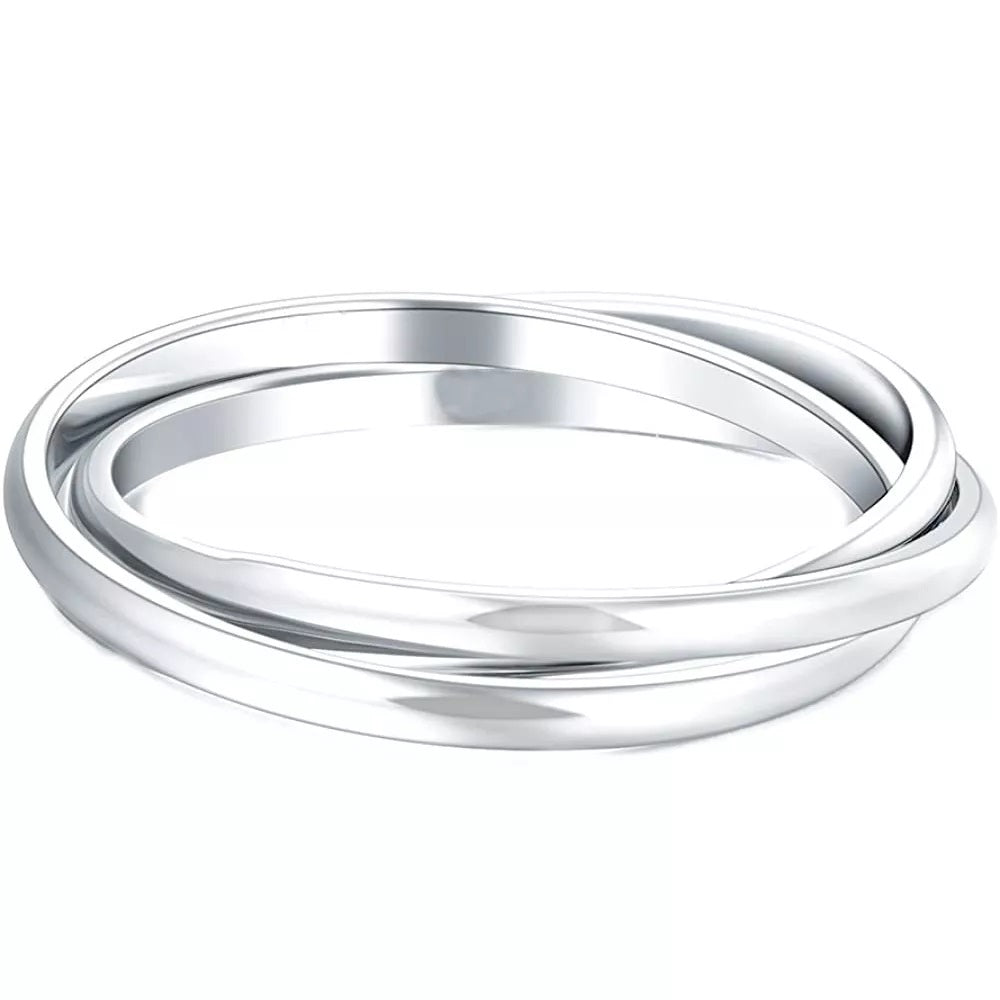 Archie's and Son Jewelry and Repairs Dainty Interlocking Spinner Ring