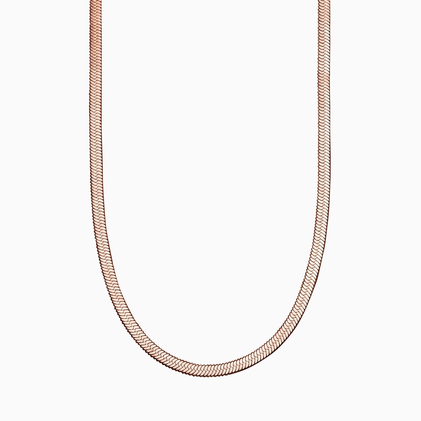 Archie's and Son Jewelry and Repairs Herringbone Gold Chain Necklace - 4mm, 16 Inch