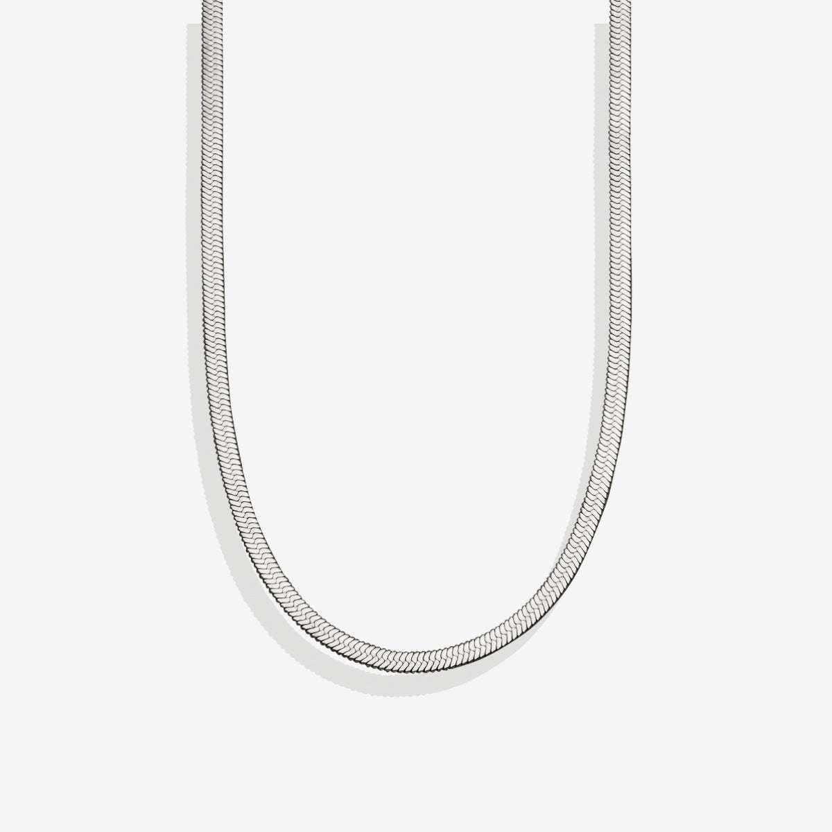 Archie's and Son Jewelry and Repairs Herringbone Gold Chain Necklace - 4mm, 16 Inch