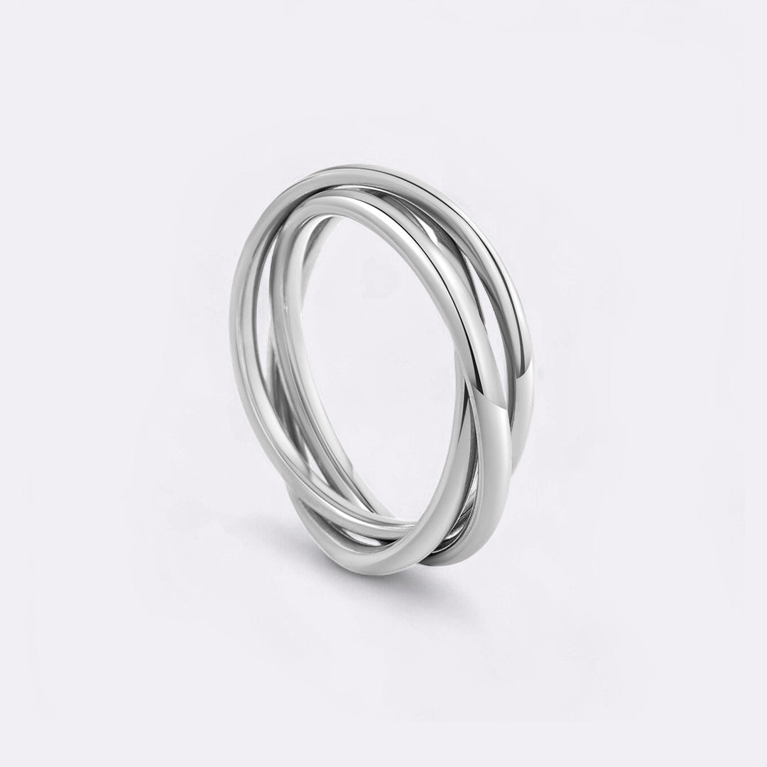 Archie's and Son Jewelry and Repairs Dainty Interlocking Spinner Ring