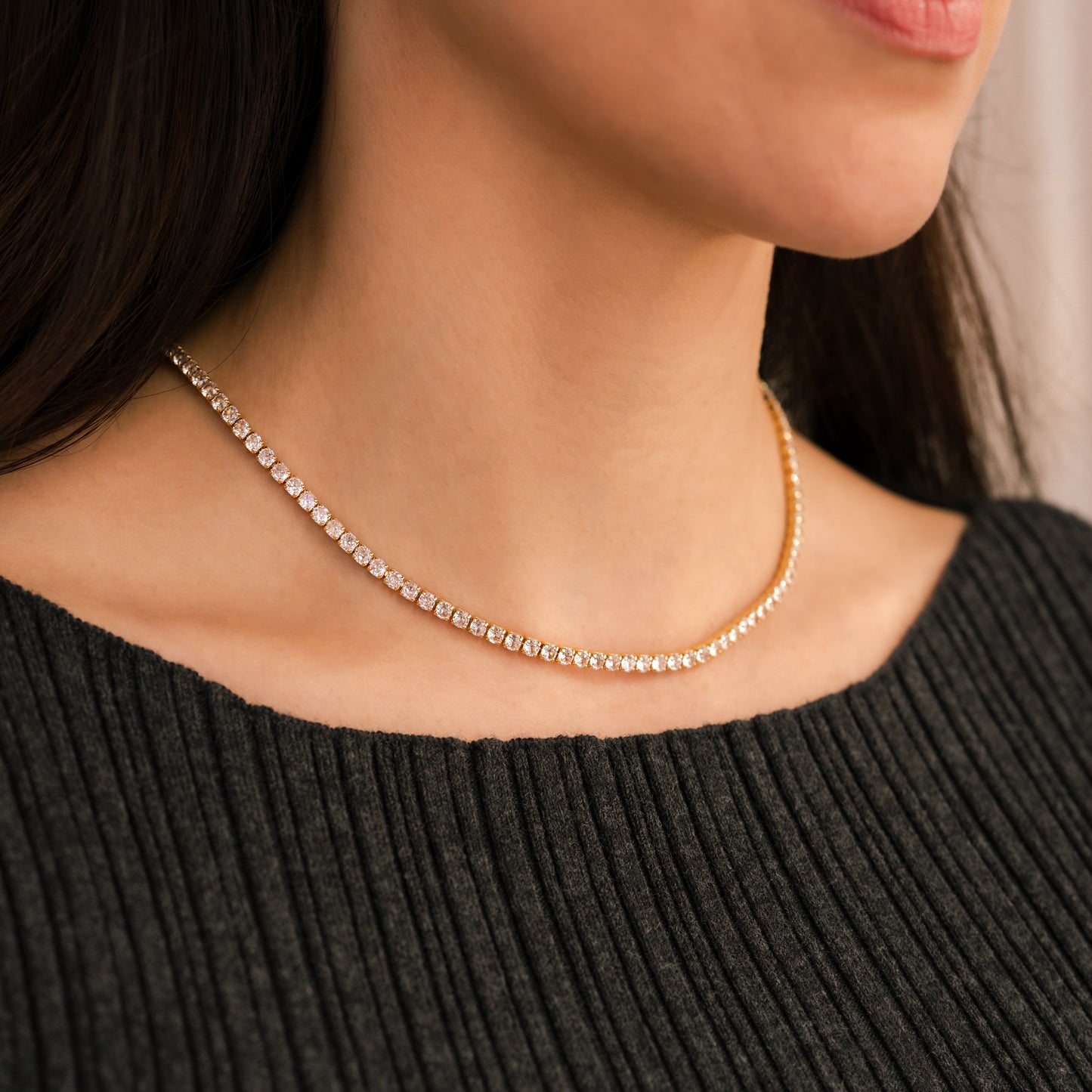 Archie's and Son Jewelry and Repairs 3mm Tennis Necklace