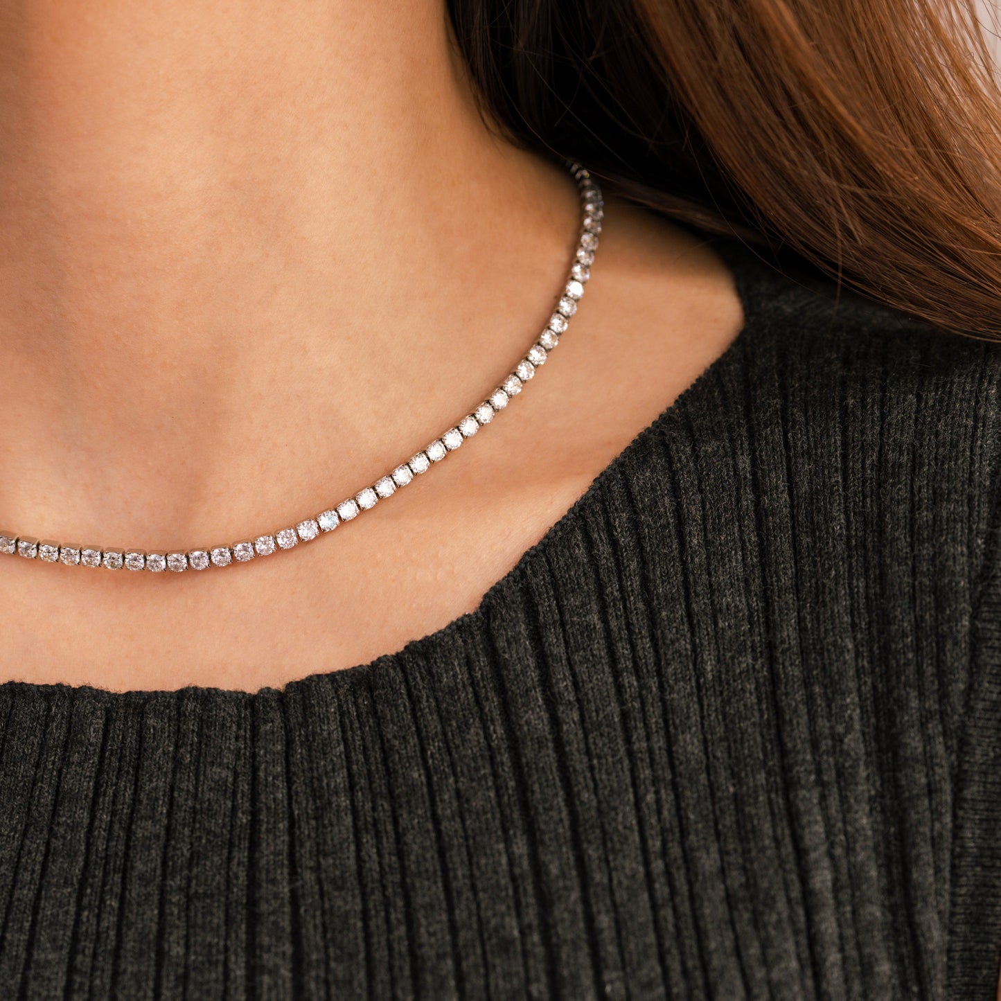 Archie's and Son Jewelry and Repairs 3mm Tennis Necklace