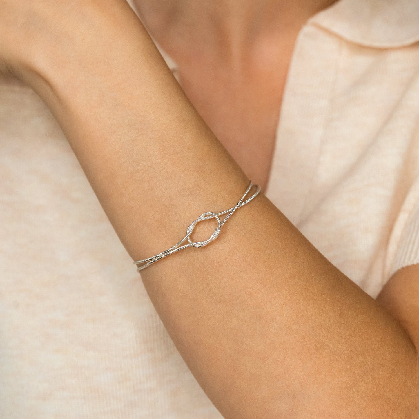 Dainty Knot Bracelet by Archie's and Son Jewelry and Repairs