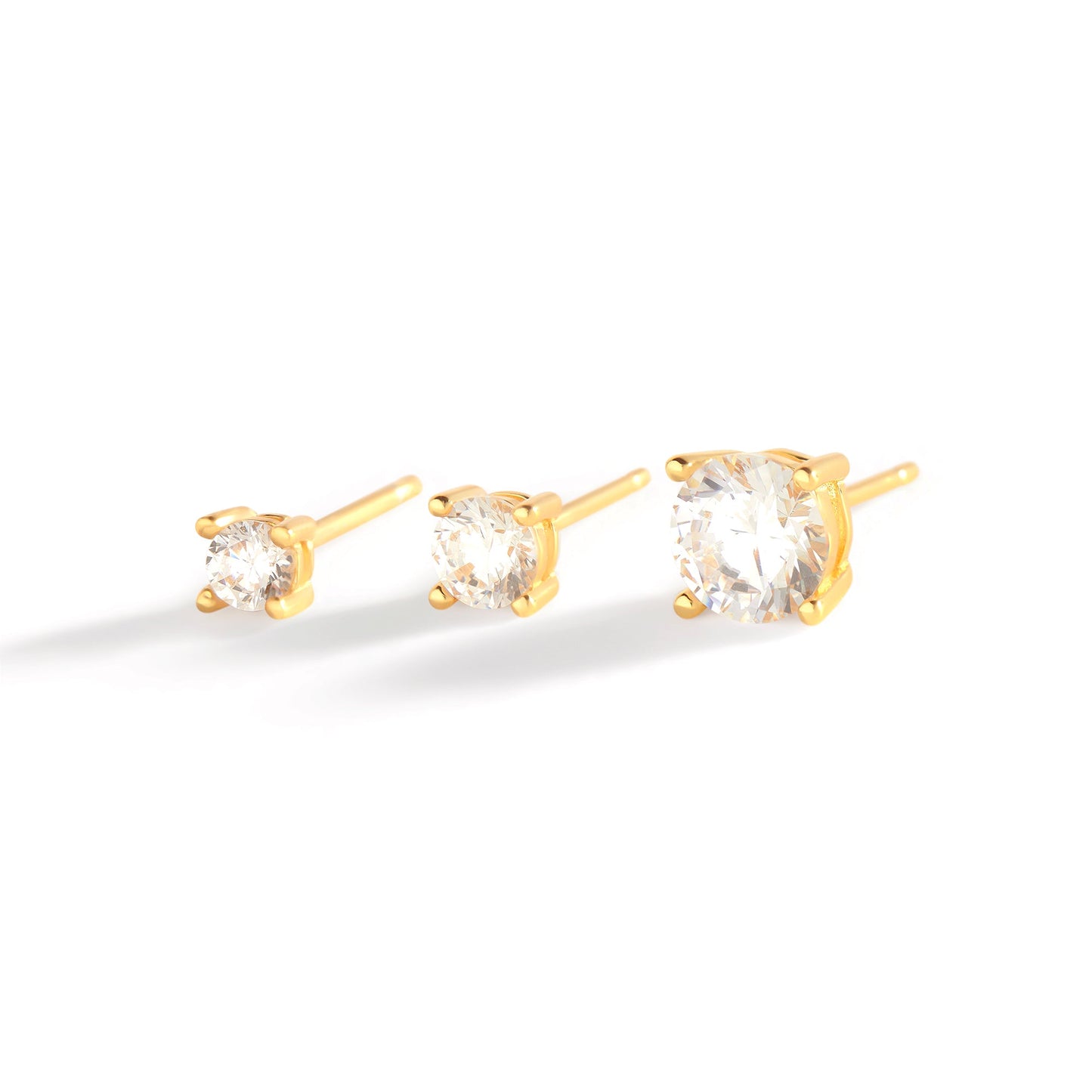 Classic CZ & Moissanite Stud Earrings - Archie's and Son Jewelry and Repairs
