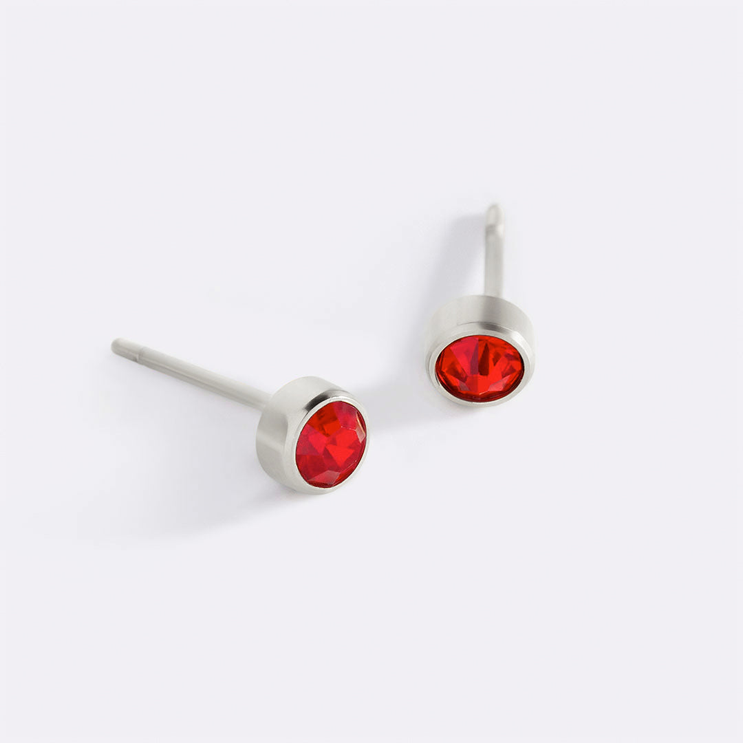Archie's and Son Jewelry and Repairs Birthstone Bezel Studs