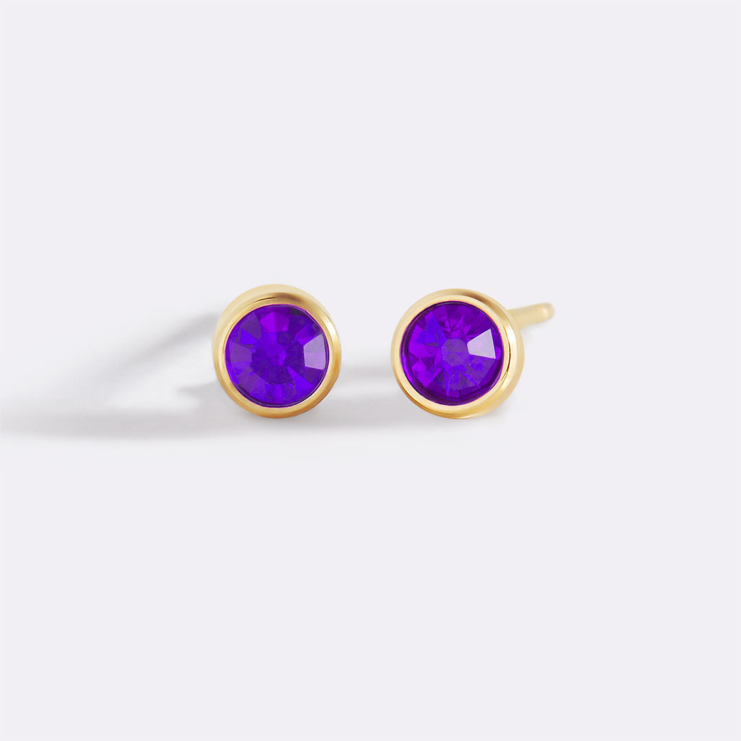 Archie's and Son Jewelry and Repairs Birthstone Bezel Studs
